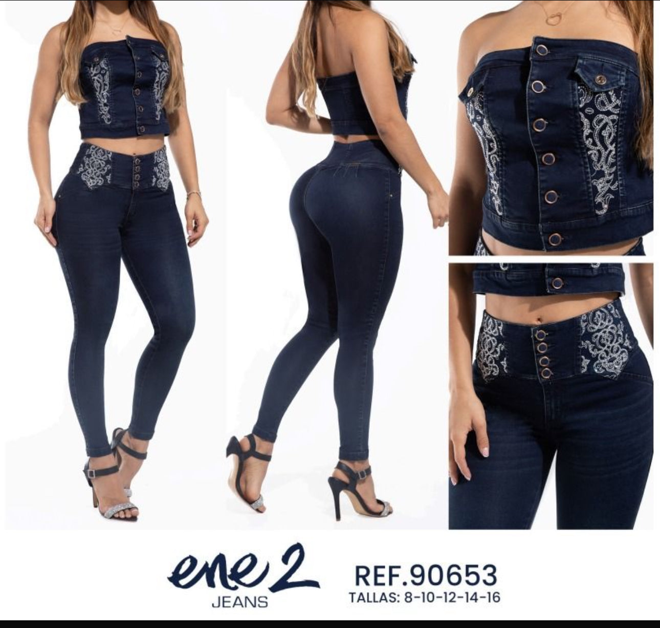 Jeans Levantacola Set 2 pieces